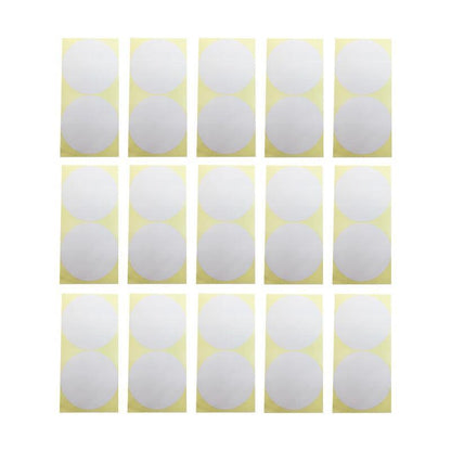 8/13/25/50mm Colour Sticker Dots Adhesive Round Labels Circular Scrapbooking White - 25mm 40 Dots - 1 Sheet V528-WHITE1PCS-25MMX40-002456