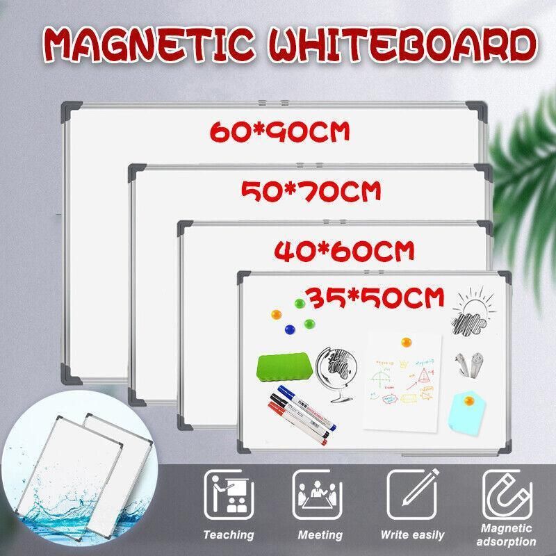 Portable Magnetic Home And Office Board Whiteboard 4 Sizes Marker Eraser Button - Whiteboard Accessories V528-WHITEBOARDACCESSORIES-821488