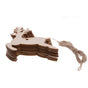 Wooden Christmas Hanging Ornament for Tree DIY Craft Decoration 10pcs - Deer01 V528-WHOLEBODYSHAPE-DEER0125685