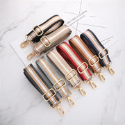 New Crossbody Bag Handbag Belt Satchel Wide Adjustable Canvas Shoulder Strap - Black V528-WIDEBAGSTRAP-BLACK-218265