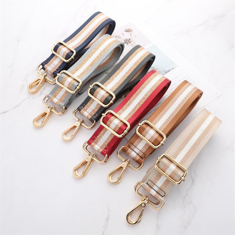 New Crossbody Bag Handbag Belt Satchel Wide Adjustable Canvas Shoulder Strap - Coffee V528-WIDEBAGSTRAP-COFFEE-163445