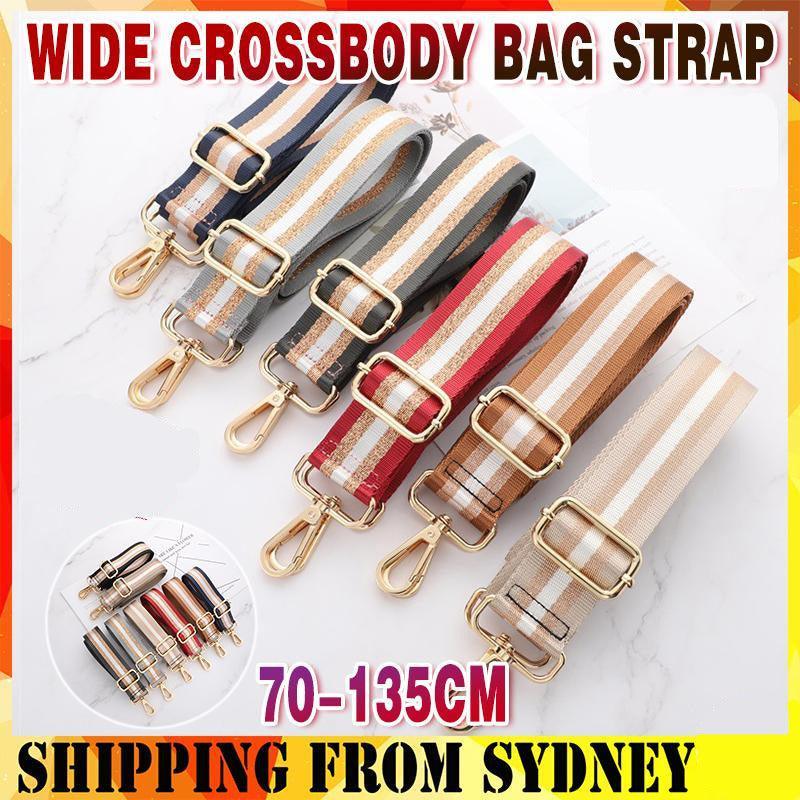 New Crossbody Bag Handbag Belt Satchel Wide Adjustable Canvas Shoulder Strap - Khaki V528-WIDEBAGSTRAP-KHAKI-453430