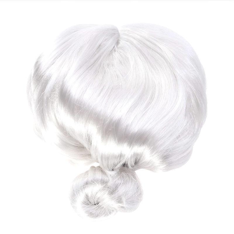 1X Grandma Wig Old Lady Woman White Granny Mother Dress Up Costume Party V528-WIG-WHITE-589410
