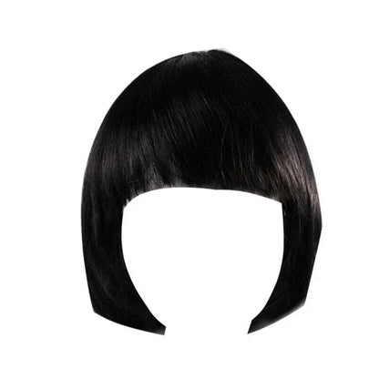 Short Bob Wig with Bangs for Women Synthetic Cosplay Party Hair in 14 Colours - Brown V528-WIGS-BROWN-589272