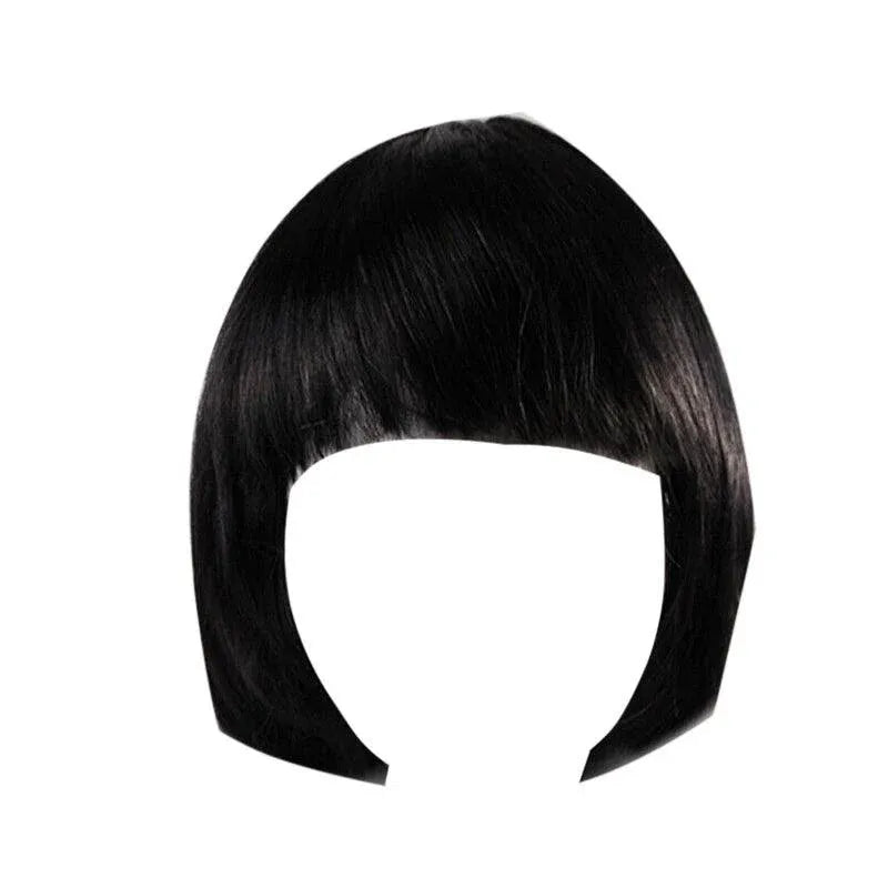Short Bob Wig with Bangs for Women Synthetic Cosplay Party Hair in 14 Colours - Green V528-WIGS-GREEN-794950