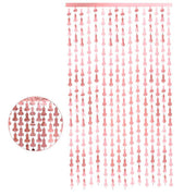 Metallic Tinsel Curtain 2m x 1m Hens Party Backdrop Foil Fringe Hanging Decor - Green V528-WILLYTINSEL-GREEN-201236