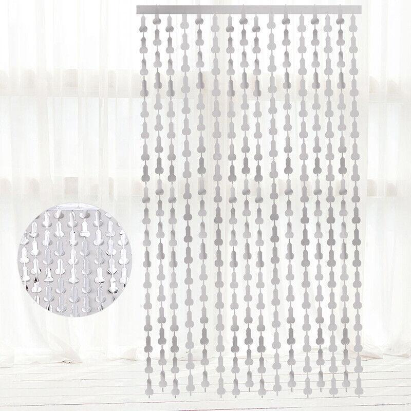 Metallic Tinsel Curtain 2m x 1m Hens Party Backdrop Foil Fringe Hanging Decor - Green V528-WILLYTINSEL-GREEN-201236