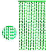 Metallic Tinsel Curtain 2m x 1m Hens Party Backdrop Foil Fringe Hanging Decor - Green V528-WILLYTINSEL-GREEN-201236