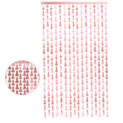 Metallic Tinsel Curtain 2m x 1m Hens Party Backdrop Foil Fringe Hanging Decor - Silver V528-WILLYTINSEL-SILVER-421162