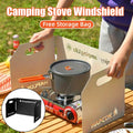 Outdoor Camping Tri Fold Board Portable Folding Windproof Windshield Protector - White V528-WINDBREAK-WHITE-782555