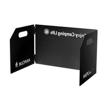 Outdoor Camping Tri Fold Board Portable Folding Windproof Windshield Protector - White V528-WINDBREAK-WHITE-782555