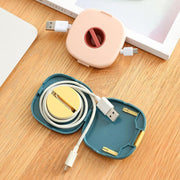 Case Cord Tangle Free Organizer Portable Earphones Manager Wire Winder Cable - Pink*1 V528-WINDER-PINK-73662