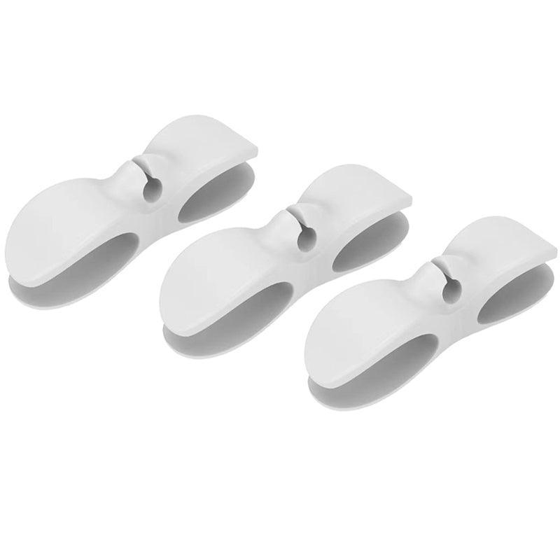 Wire Cable Organizer Holder Cord Wrapper Winder For Kitchen Appliances Computer - 3PCS Grey V528-WINDINGDEVICE-GREY-401836