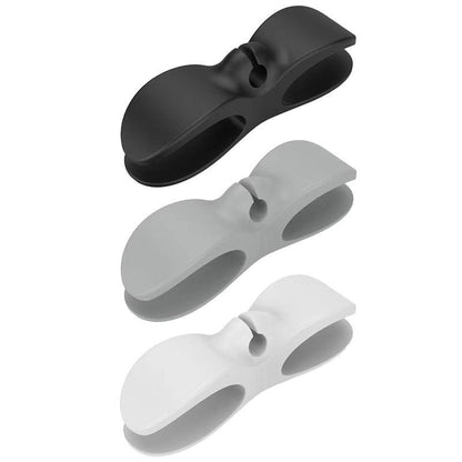 Wire Cable Organizer Holder Cord Wrapper Winder For Kitchen Appliances Computer - 3PCS White V528-WINDINGDEVICE-WHITE-849768