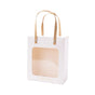 20pcs Translucent Gift Bags Packaging Tote Birthday Party Favors Candy Bags - Beige-M Size V528-WINDOW-BAGS-20PCS-BEIGE-343412