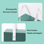 20pcs Translucent Gift Bags Packaging Tote Birthday Party Favors Candy Bags - Pink-M Size V528-WINDOW-BAGS-20PCS-PINK-194415