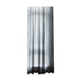 Sheer Voile Curtains Rod Pocket Window Panel for Bedroom 140cm x 230cm Drapes - Black V528-WINDOW-GAUZE-BLACK-1PC-698620