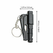 3 In 1 Car Window Glass Breaker Emergency Escape Tool with Cutter - Orange V528-WINDOWBREAKER-ORANGE-245254