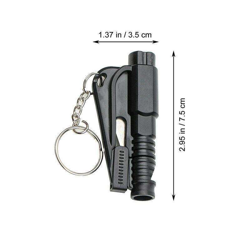 3 In 1 Car Window Glass Breaker Emergency Escape Tool with Cutter - Orange V528-WINDOWBREAKER-ORANGE-245254