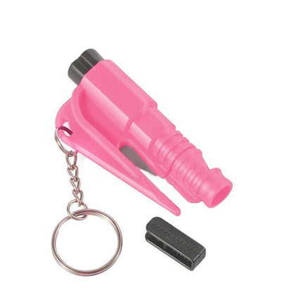 3 In 1 Car Window Glass Breaker Emergency Escape Tool with Cutter - Orange V528-WINDOWBREAKER-ORANGE-245254