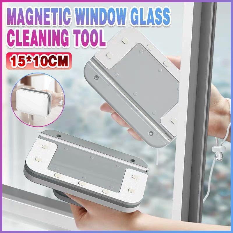 Magnetic Window Glass Cleaning Tool Double Side Glass Cleaner Brush Wiper Home V528-WINDOWCLEANINGTOOL-2PCS-620685