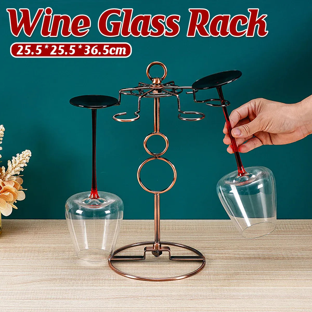 Wine Glass Rack Countertop Freestanding Stemware Rack Wine Glass Stand Racks V528-WINE-GLASS-RACK-1-478574