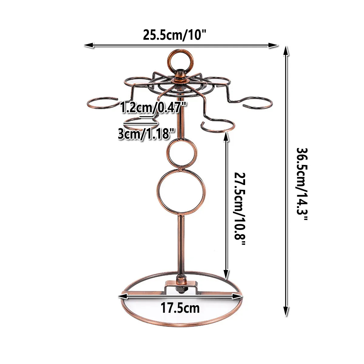 Wine Glass Rack Countertop Freestanding Stemware Rack Wine Glass Stand Racks V528-WINE-GLASS-RACK-1-478574