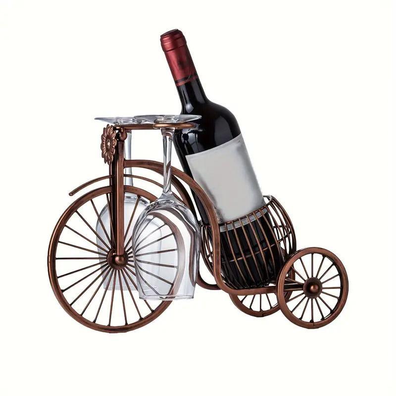 Vintage Tricycle Wine Rack Home Decoration Wine Organizer Ornament Holder V528-WINE-RACK-310314