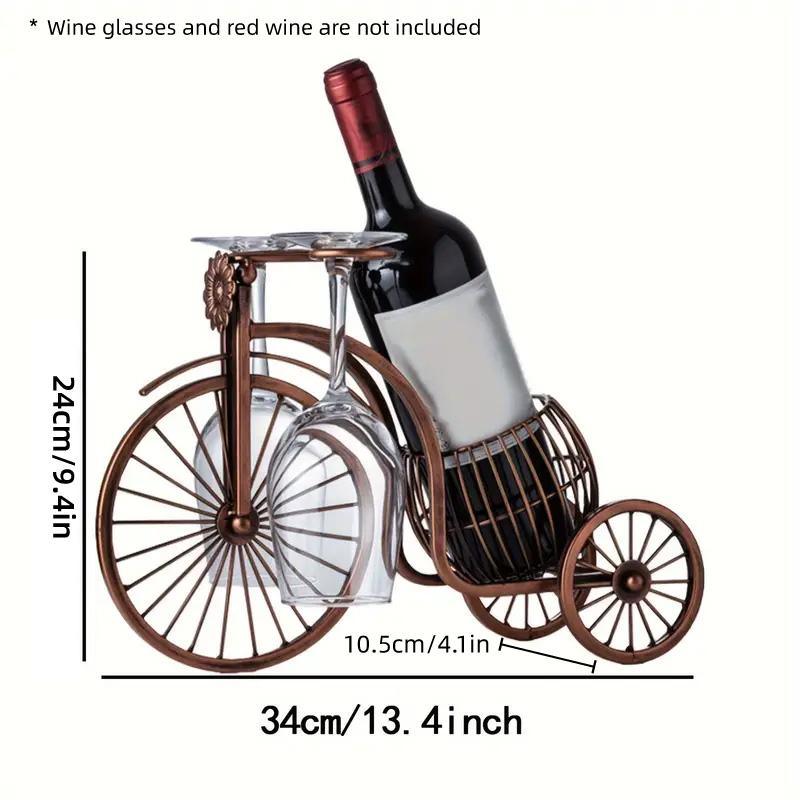Vintage Tricycle Wine Rack Home Decoration Wine Organizer Ornament Holder V528-WINE-RACK-310314