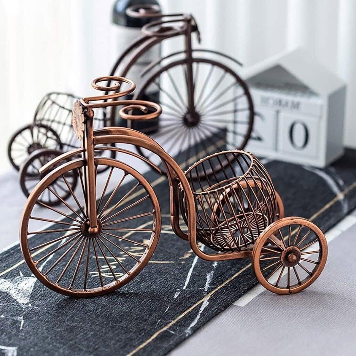 Vintage Tricycle Wine Rack Home Decoration Wine Organizer Ornament Holder V528-WINE-RACK-310314