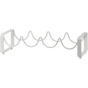 Iron Wine Rack Bottle Holder Metal Display Stand Tabletop Decorative Storage - White V528-WINE-RACK-WHITE-420613