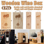 6pcs Red Wine Wooden Gift Box Packaging Storage Box for Wine Bottle Gifts - Single clamshell V528-WINEBOX-6PCS-SINGLE-183726
