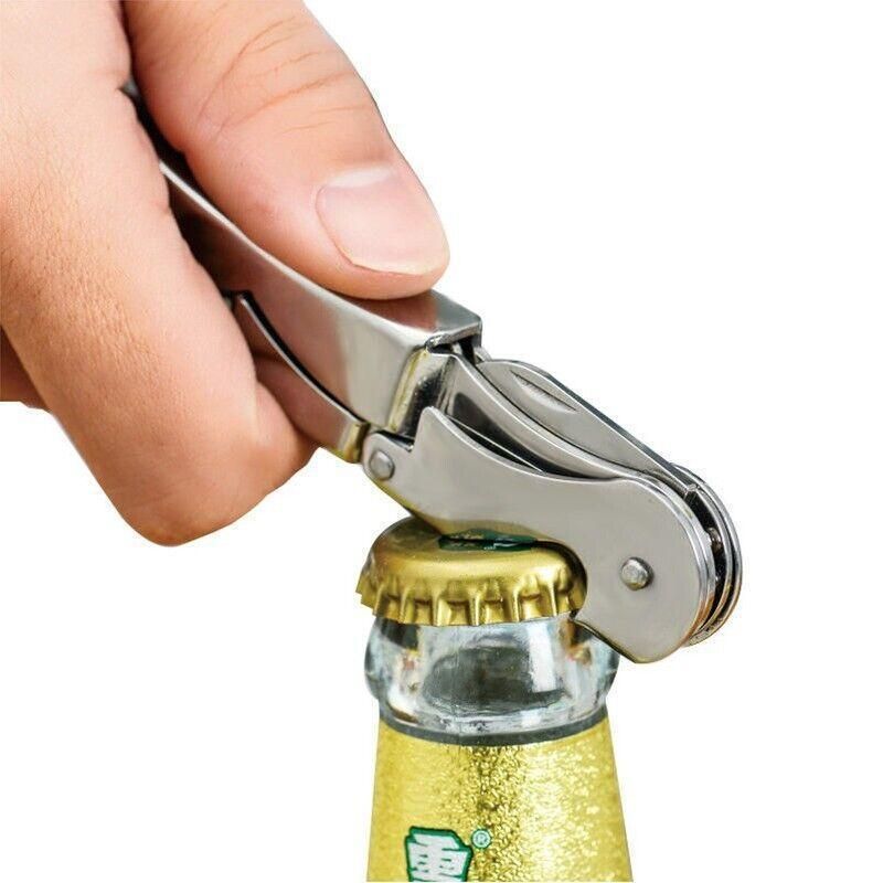 Waiters Friend Corkscrew Stainless Steel Wine Bottle Opener Screw Knife Bar V528-WINEOPENER-804582