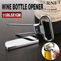 Stainless Steel Wine Cork Puller Opener for Fragile or Damaged Corks V528-WINEOPENER-SILVER-54862