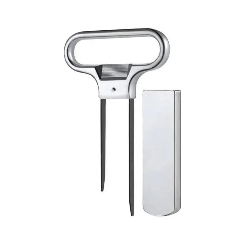 Stainless Steel Wine Cork Puller Opener for Fragile or Damaged Corks V528-WINEOPENER-SILVER-54862