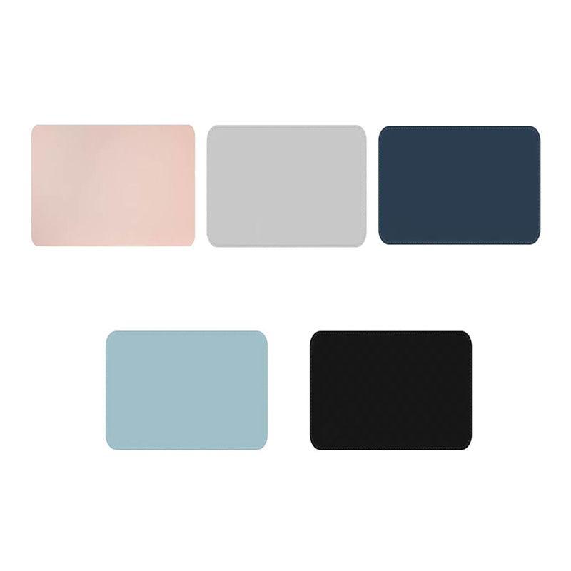 Leather Mouse Pad 30x25.5cm Waterproof Gaming Desk Mat Anti Slip Rubber Mousepad - Wine Red V528-WINERED-30-25-643210