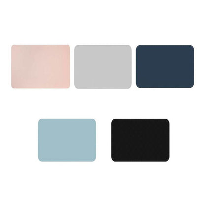 Leather Mouse Pad 30x25.5cm Waterproof Gaming Desk Mat Anti Slip Rubber Mousepad - Wine Red V528-WINERED-30-25-643210