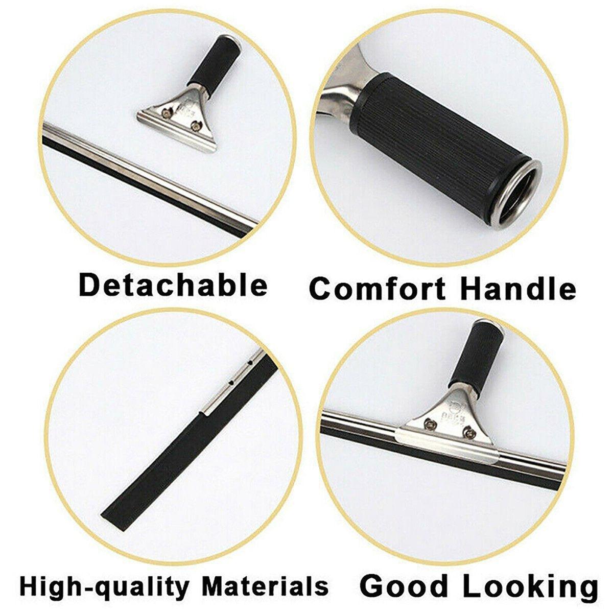 Household Wiper Bathroom Scraper Cleaning Tool for Glass and Floor Cleaning - 45CM V528-WIPER-45CM-741394