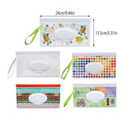 5PCS Dispenser Travel Wet Wipe Bag Pouch Portable Tissue Case Holder V528-WIPES-BAG-5PCS-119675