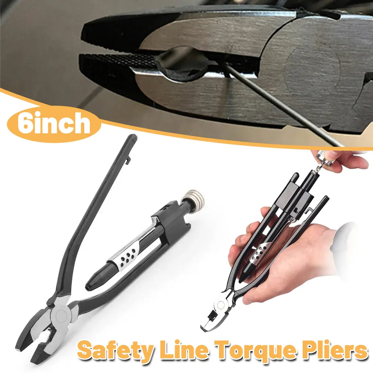 6 Inch Lock Wire Twisting Pliers Aviation Motorcycle Fuse Grip Tool V528-WIRE-CUTTER-6INCH-824587