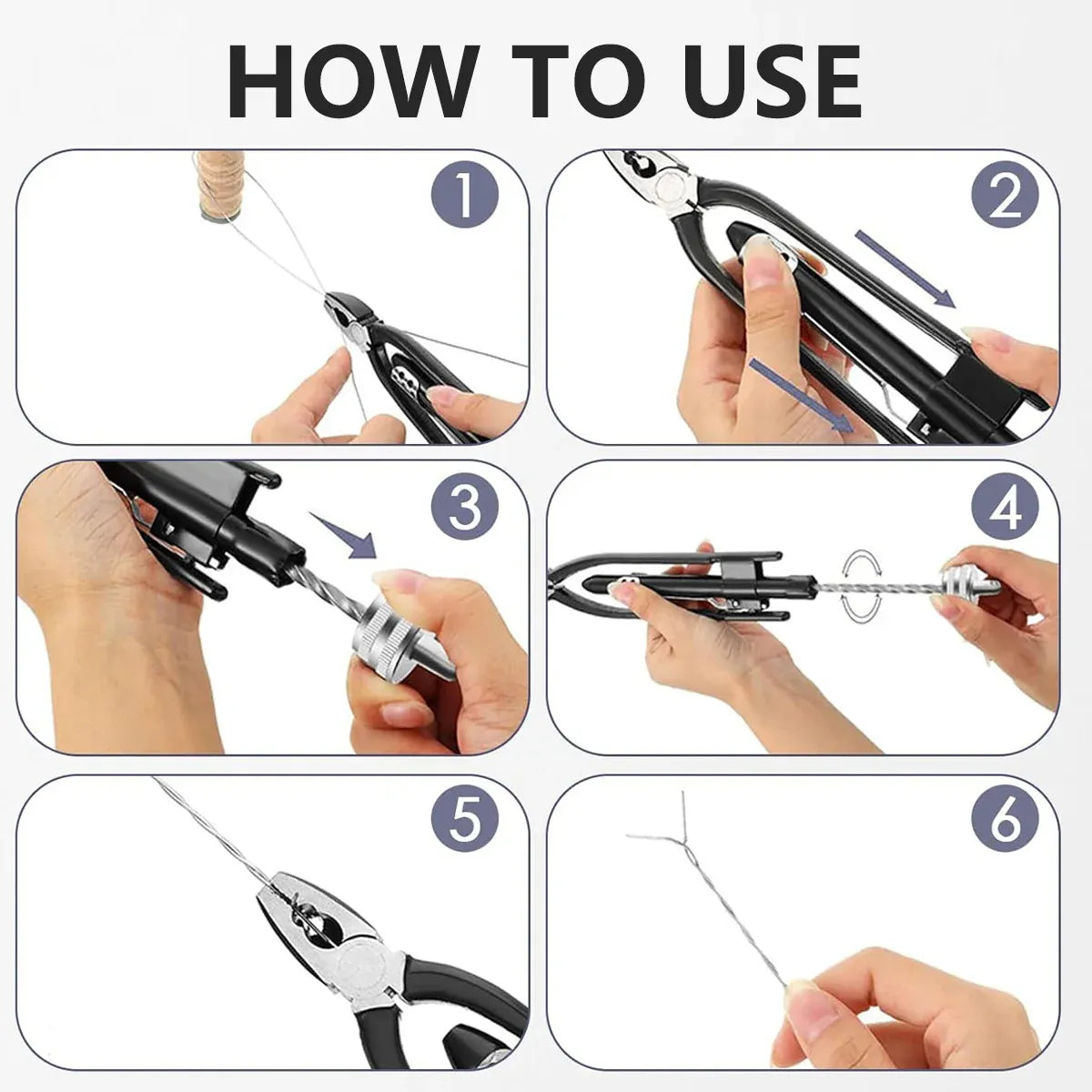 6 Inch Lock Wire Twisting Pliers Aviation Motorcycle Fuse Grip Tool V528-WIRE-CUTTER-6INCH-824587