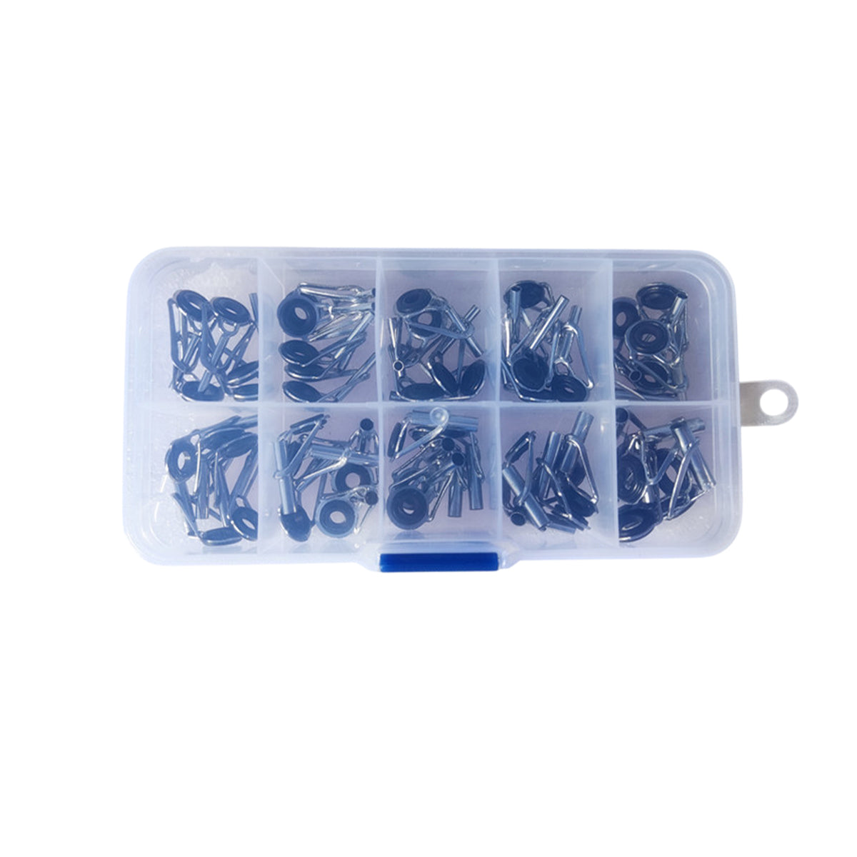 50pcs Fishing Rod Guide Tip Repair Kit Set Rings Guide Replacement Parts Tools V528-WIRE-RING-SE-NEW-797391