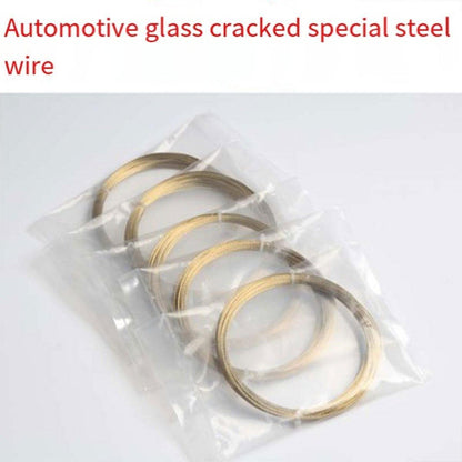 5 Rolls Automotive Glass Removal Tools Steel Wire Rope Disassembling Kit - Silver V528-WIRE-ROPE-5ROLL-SILVER-722795