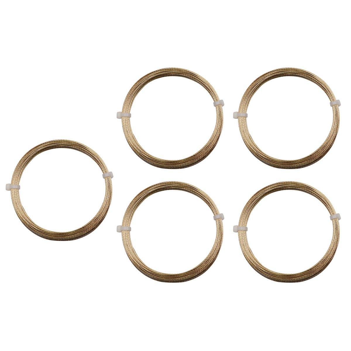 5 Rolls Automotive Glass Removal Tools Steel Wire Rope Disassembling Kit - Silver V528-WIRE-ROPE-5ROLL-SILVER-722795