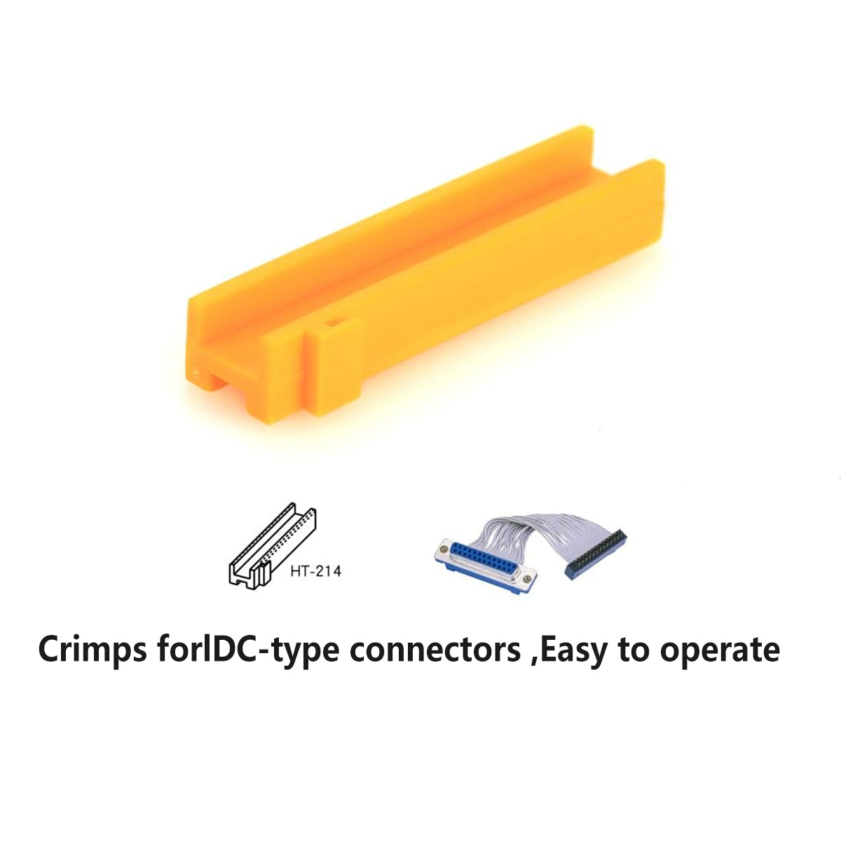 IDC Crimping Plier Tool For Flat Ribbon Cable Connector Installation PC Repair V528-WIRE-STRAIGHTENER-824700