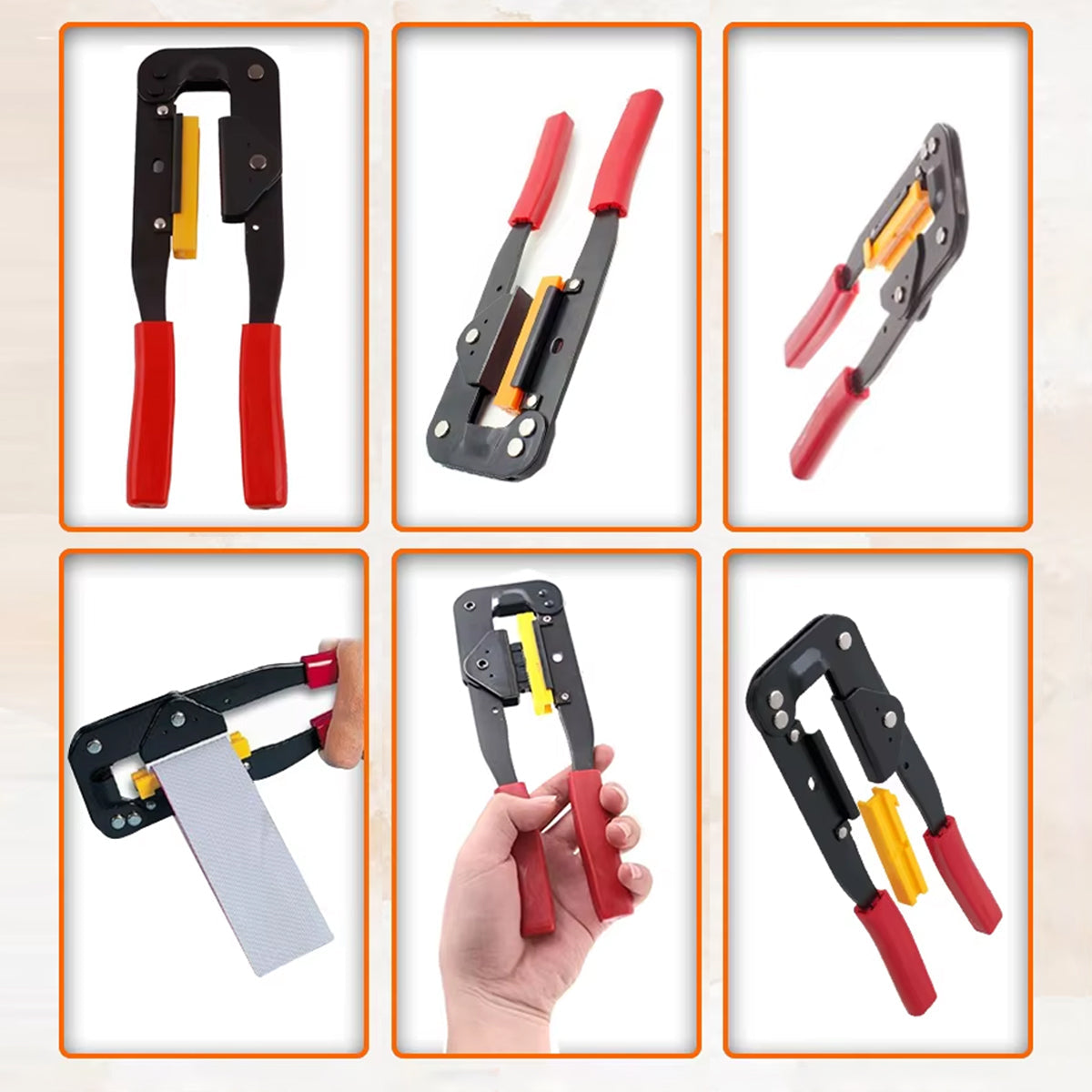 IDC Crimping Plier Tool For Flat Ribbon Cable Connector Installation PC Repair V528-WIRE-STRAIGHTENER-824700