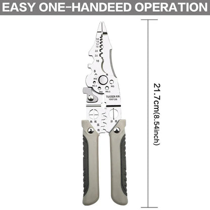 Multifunctional Wire Stripper Pliers Electric Cable Crimper and Cutter Tool Set V528-WIRE-STRIPPER-721500