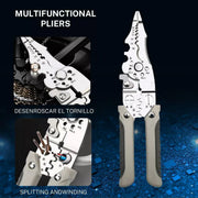 Multifunctional Wire Stripper Pliers Electric Cable Crimper and Cutter Tool Set V528-WIRE-STRIPPER-721500