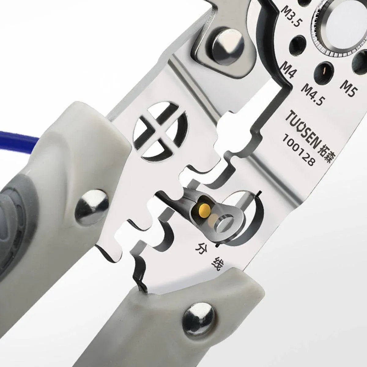 Multifunctional Wire Stripper Pliers Electric Cable Crimper and Cutter Tool Set V528-WIRE-STRIPPER-721500