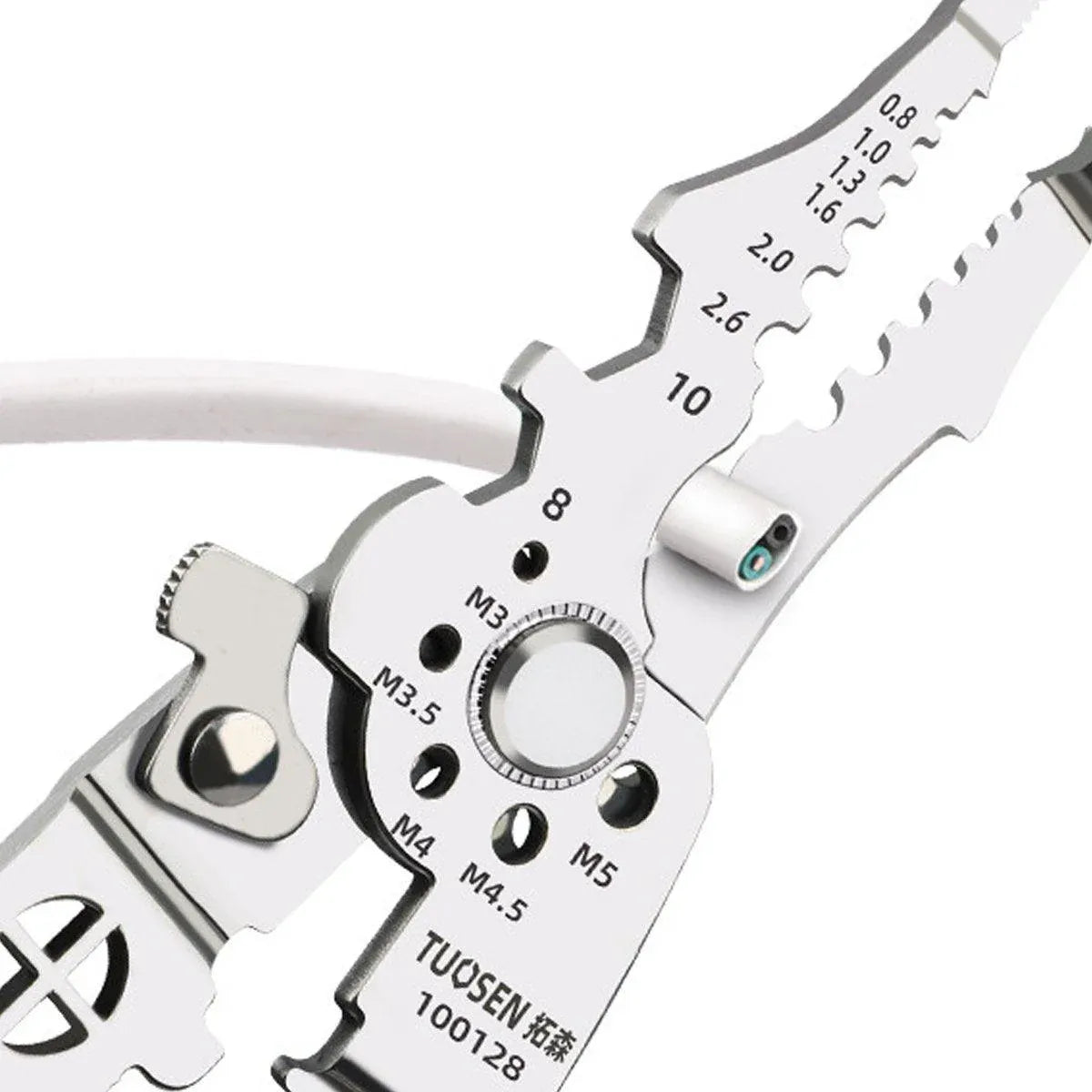Multifunctional Wire Stripper Pliers Electric Cable Crimper and Cutter Tool Set V528-WIRE-STRIPPER-721500
